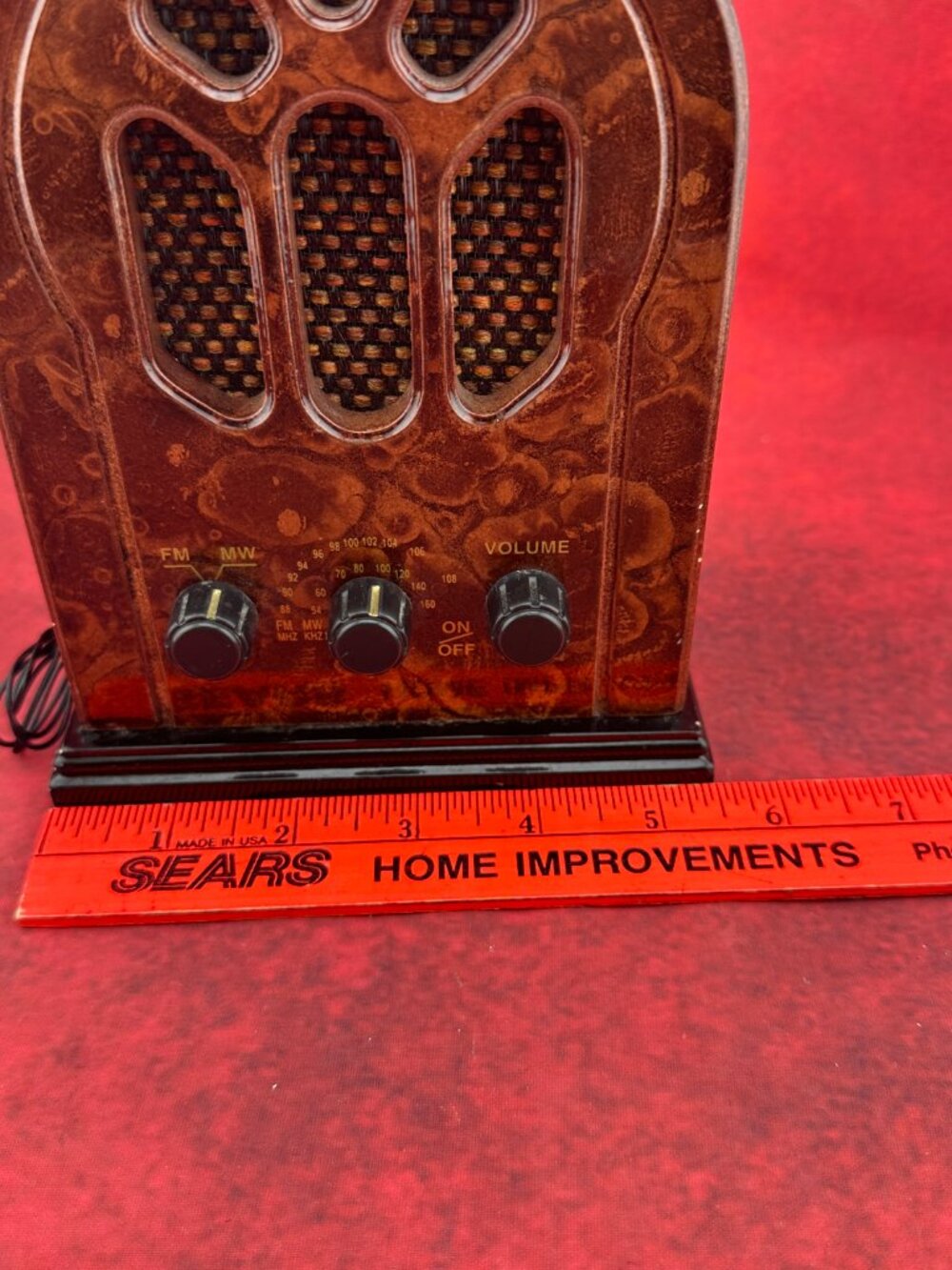STEEPLETONE NOVELTY TRANSISTOR TABLETOP RADIO CATEDRAL STYLE MODEL: NR-325 - Picture 11 of 11